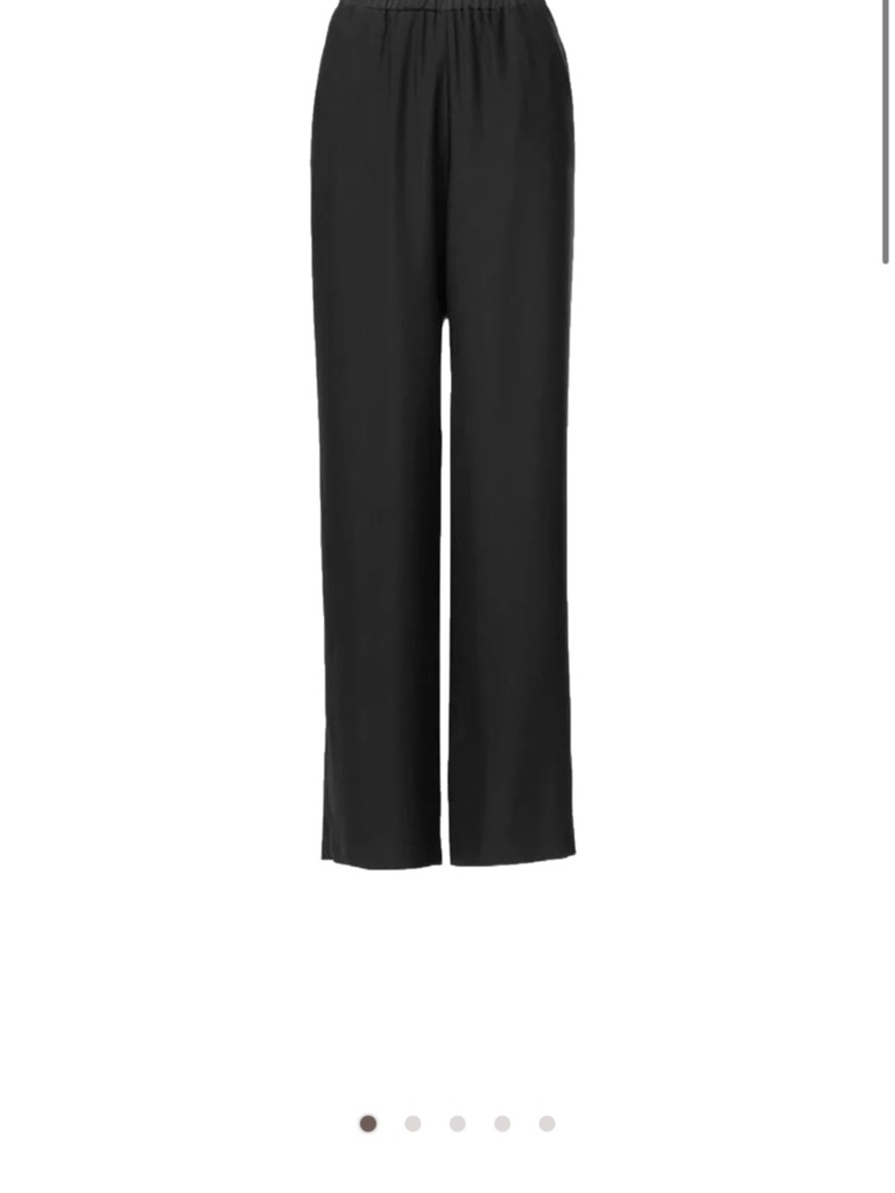 Viktoria & Woods Wide-Leg Elastic Waist Pants — Black NWT